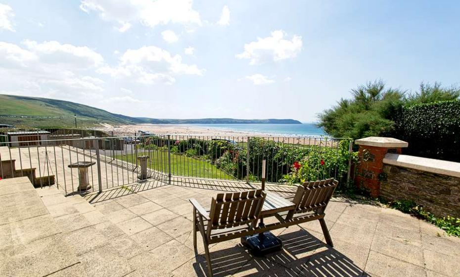 Holiday Home Hunter Woolacombe Cliffside Garden View