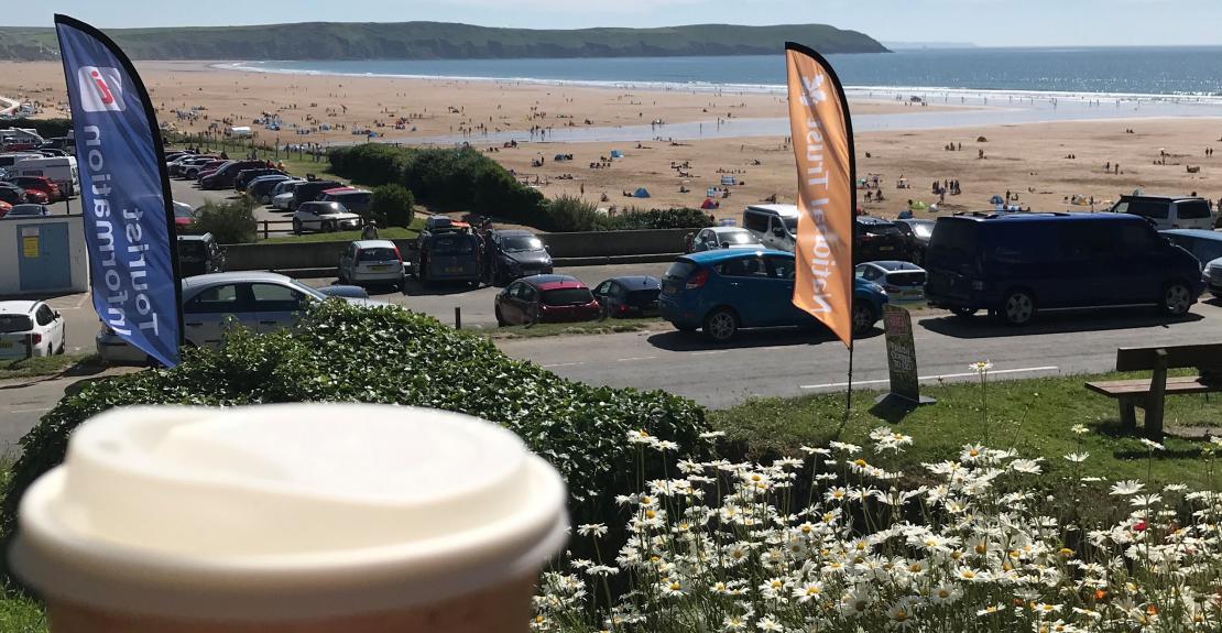 Freshly Ground Coffee To Takeaway at Woolacombe Tourist Information Centre