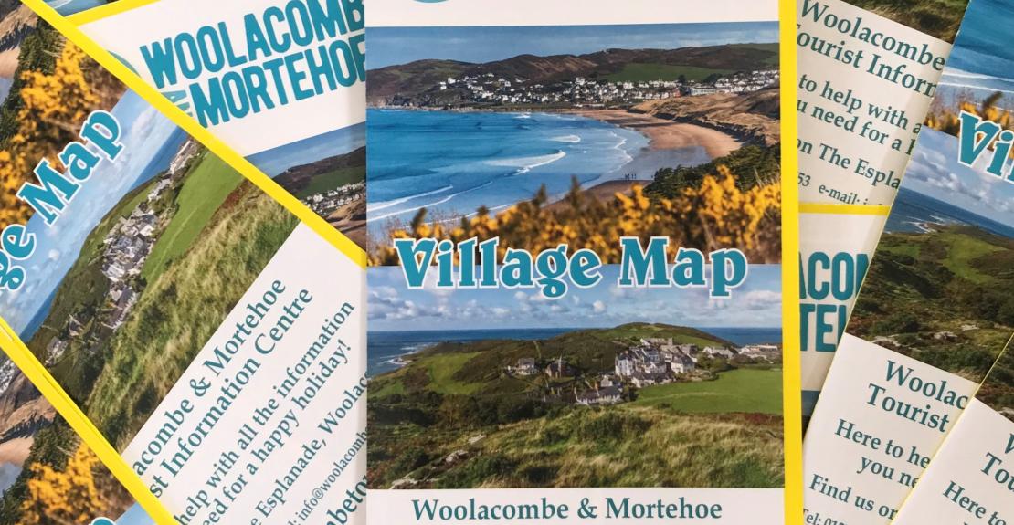 Woolacombe & Mortehoe Village Map