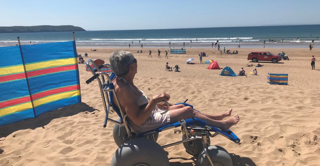 Woolacombe Beach Wheelchair Hire Beach Accessibility Devon