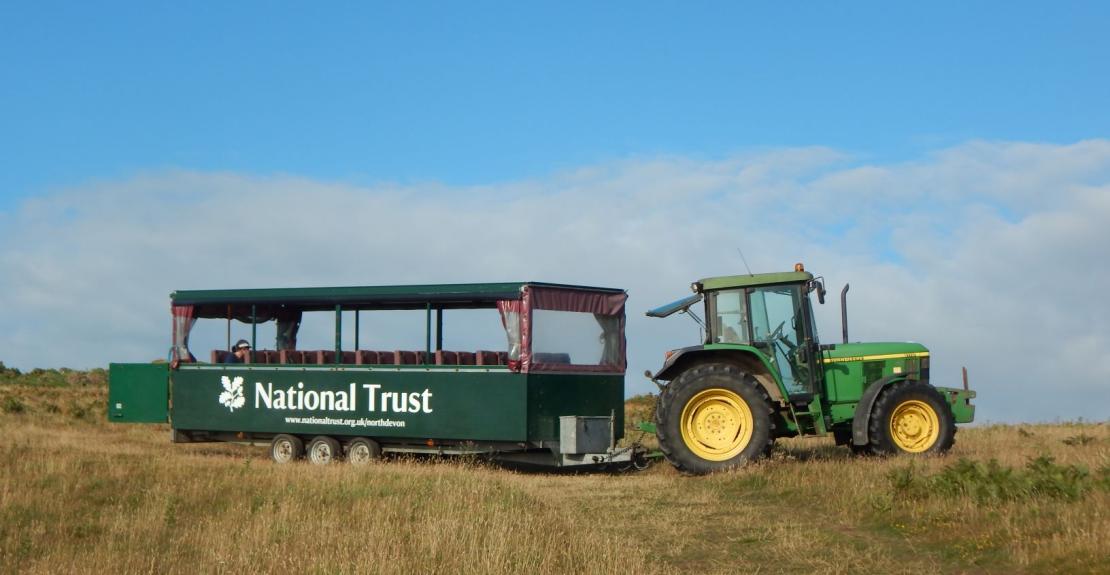 Tractor and trailer safaris to Bull Point Mortehoe 