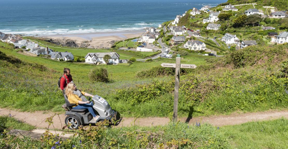 Woolacombe Tramper Twitchen Valley Circular Route Countryside Mobility Scheme