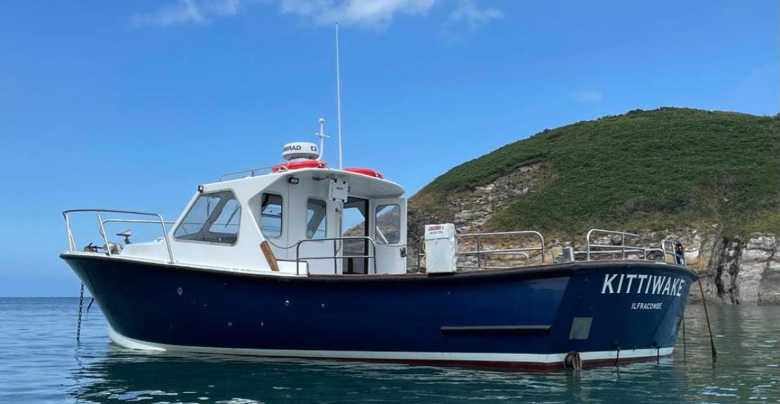 Book Kittiwake Charters at Woolacombe Tourist Information Centre North Devon