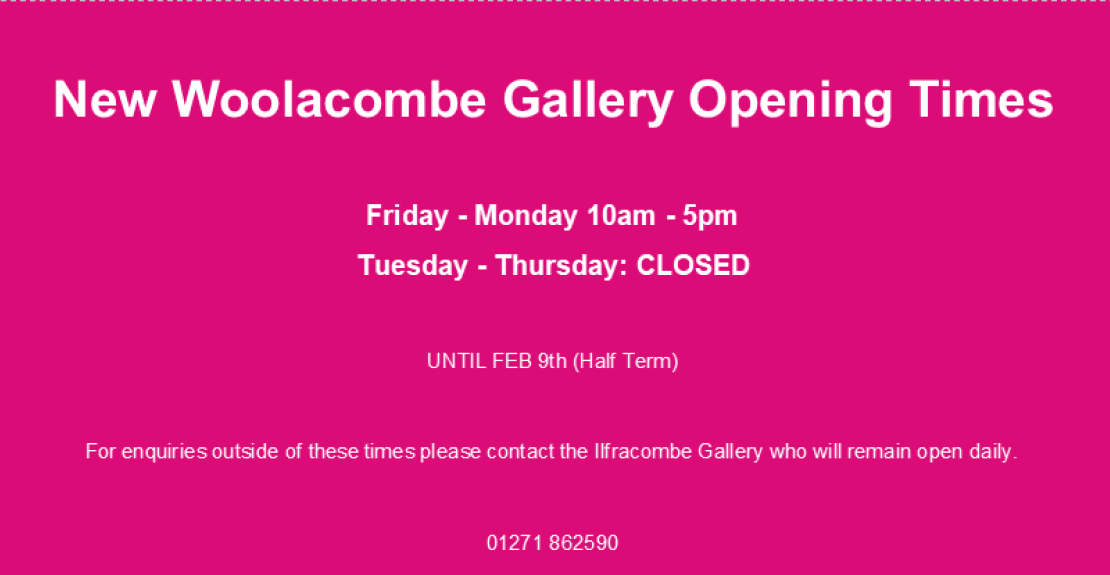 Magenta Fine Art Gallery Woolacombe Winter Opening 2024