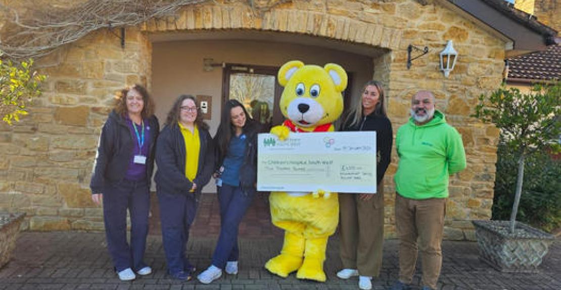 Woolacombe Sands Holiday Park Children's Hospice SW Donation 2024
