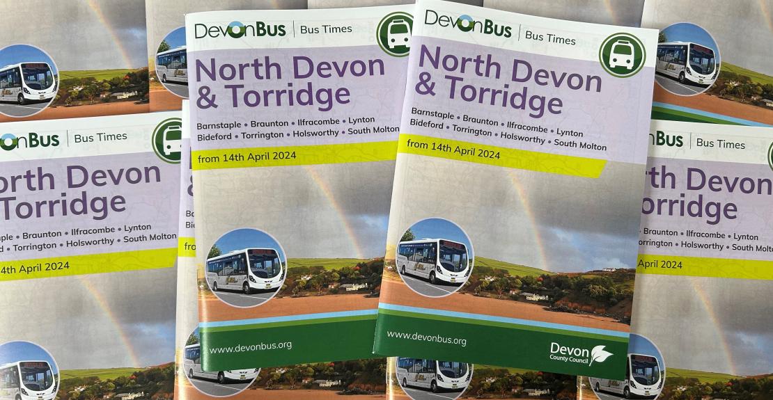 North Devon Bus Timetables April 2024