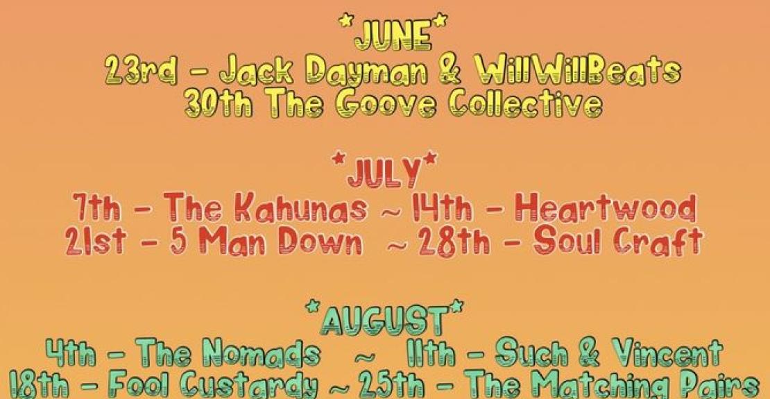 Captain Jacks Sunday Sessions Live Music Woolacombe 2024