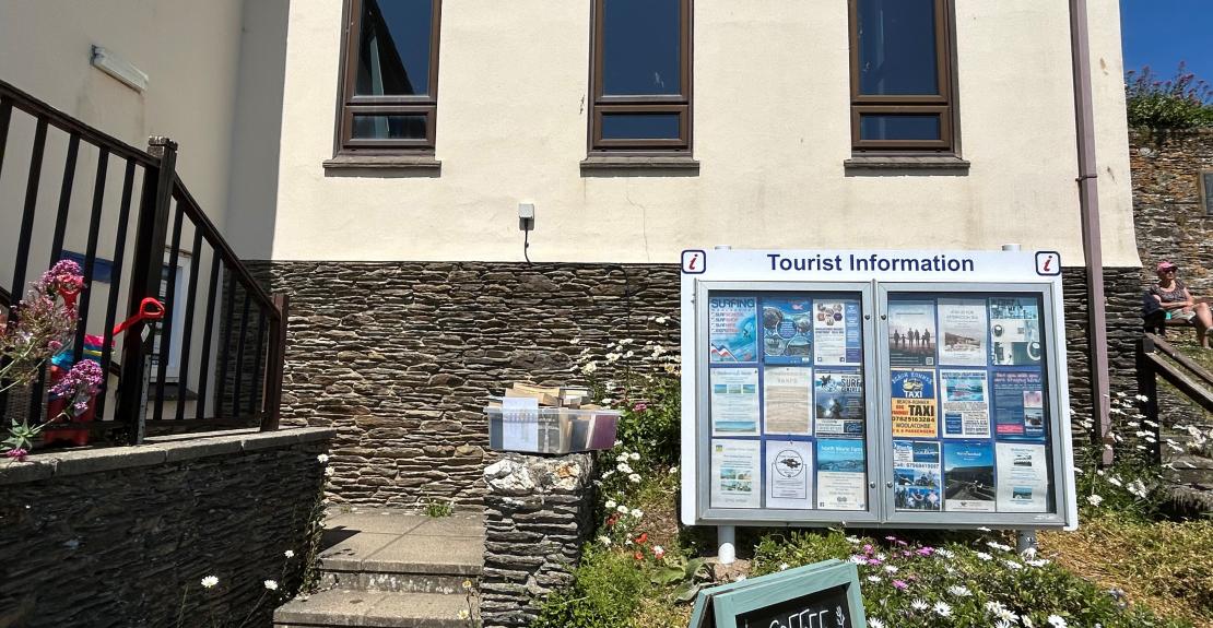 Woolacombe Tourist Information Centre Poster Display