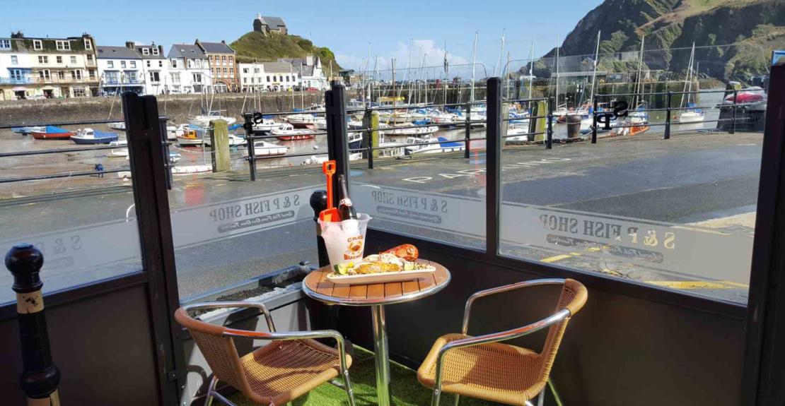 S & P Fish Shop and Cafe Ilfracombe Harbour North Devon