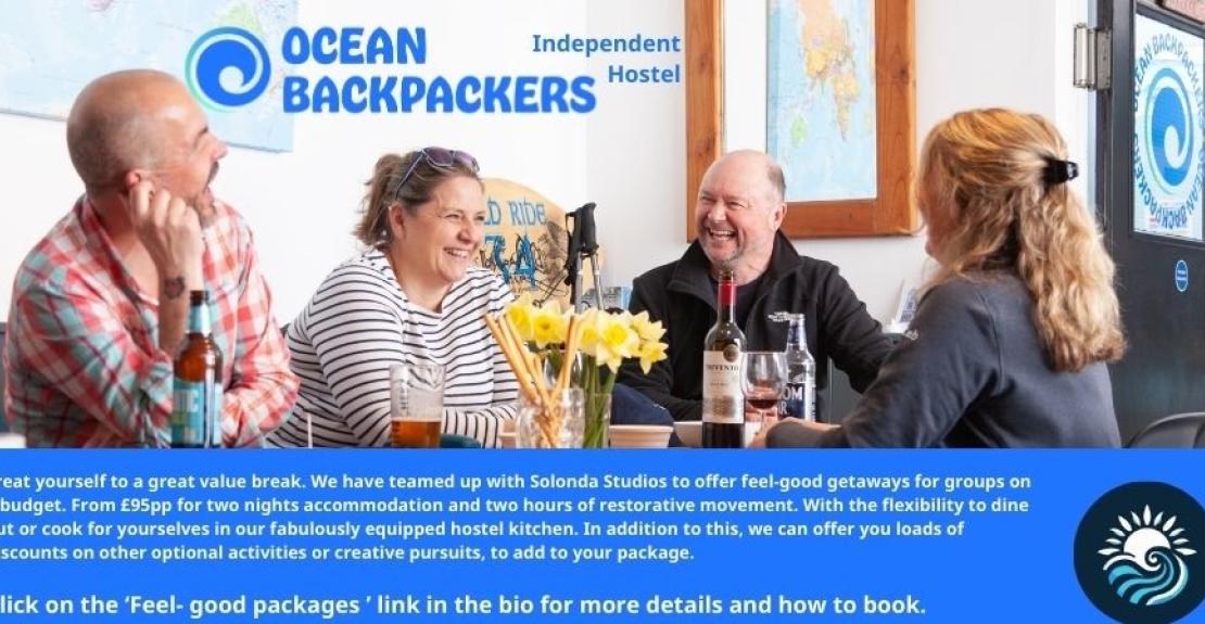 Affordable Activity Weekend Well Being Breaks Ocean Backpackers Ilfracombe