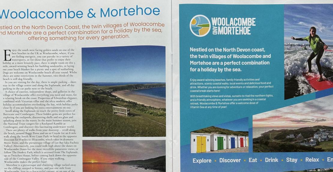 Woolacombe and Mortehoe North Devon Scene magazine 2025