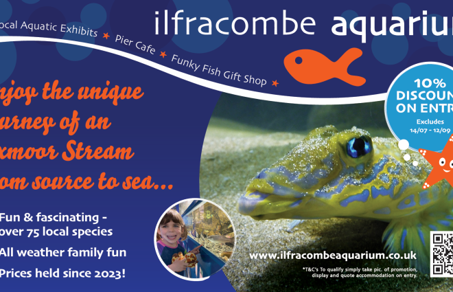 Ilfracombe Aquarium 10% Discount Offer 2025