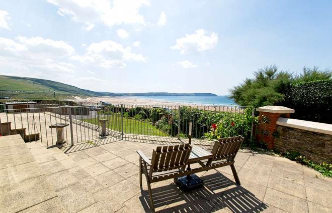 Holiday Home Hunter Woolacombe Cliffside Garden View