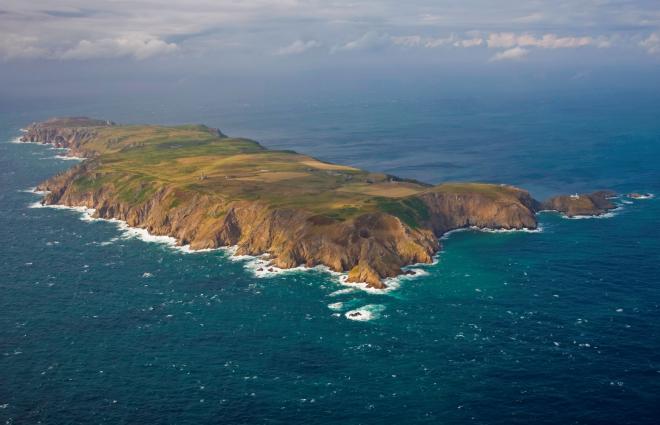 Lundy Island Aerial View North Devon Unique Island Experience