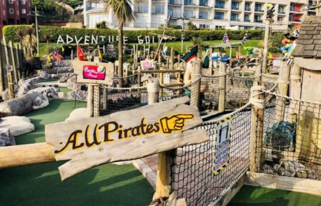 Funder Island Woolacombe Adventure Golf and Children's Rides