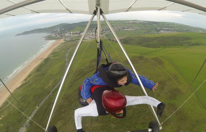 Fly Like A Bird Tandem Hang Gliding Flights Woolacombe North Devon 