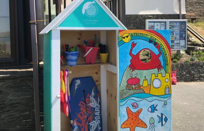 Woolacombe Beach Toy Library at Woolacombe Tourist Information Centre