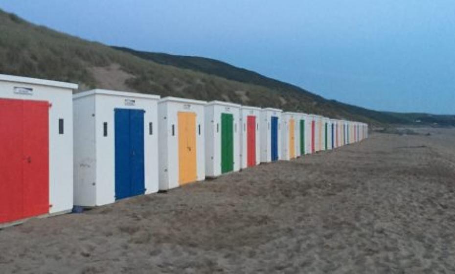 Beach huts