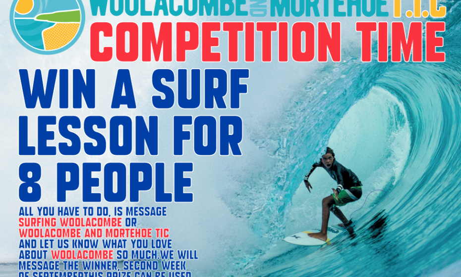 Win Surf Lesson Surfing Woolacombe Competition 