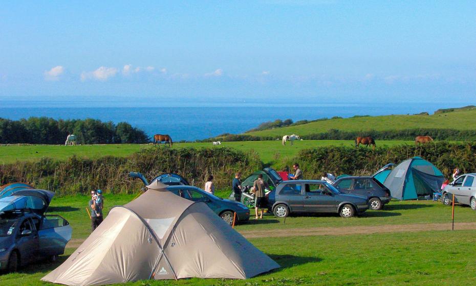 Mullacott Farm Campsite near Woolacombe and Ilfracombe 