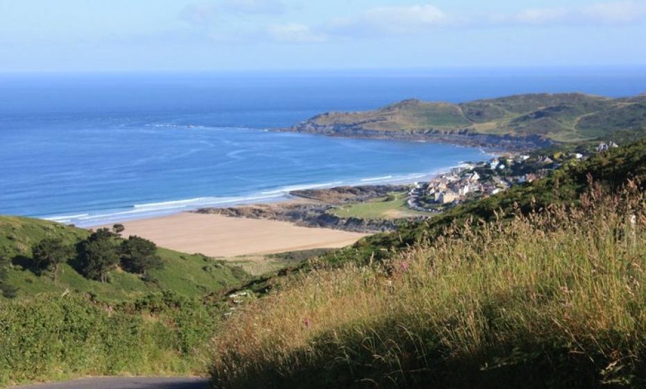 Little Roadway Farm Campsite  Woolacombe walk to the beach