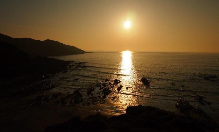 North Morte Farm Caravan & Camping Park Mortehoe Woolacombe Sea Views Rockham Bay Sunset