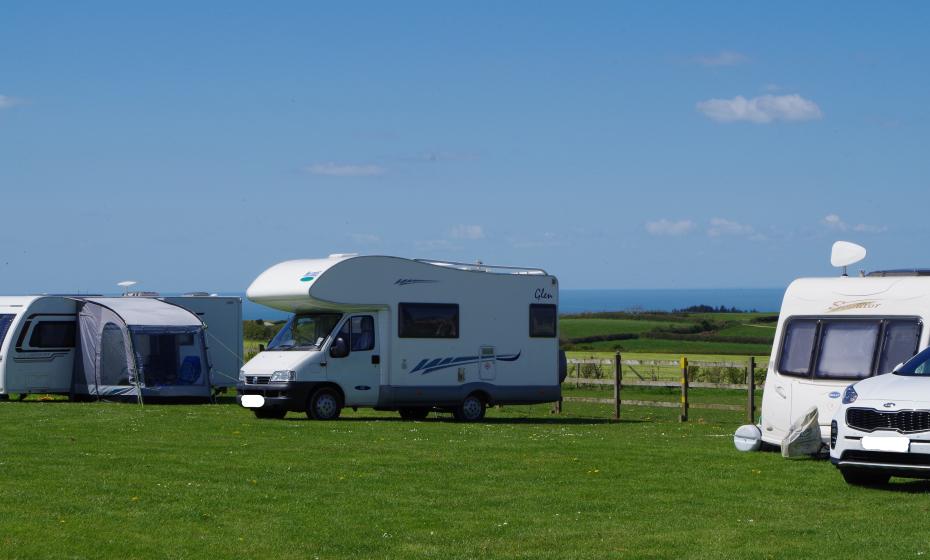 Large Grass Electric Pitches Sunnymead Farm Camping & Touring Site near Woolacombe