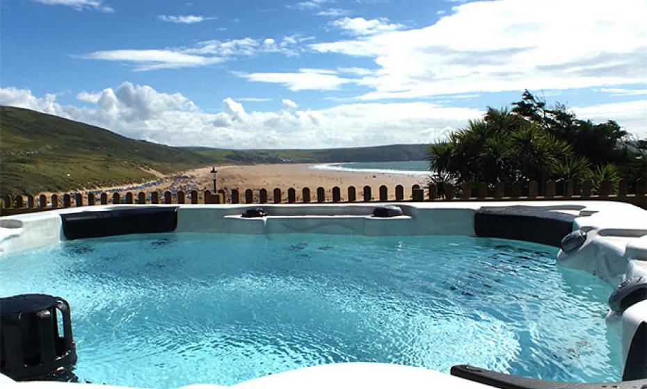 Holiday Home Hunter Woolacombe Parade House The View Hot Tub