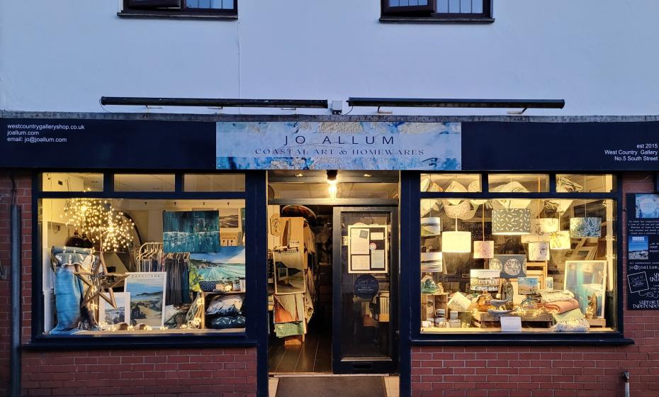 Jo Allum Coastal Art & Homewares Woolacombe