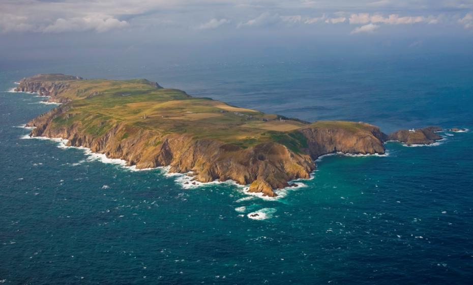 Lundy Island Aerial View North Devon Unique Island Experience