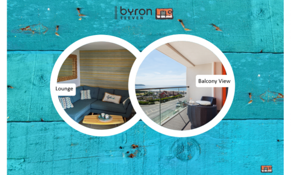 Byron Eleven luxury self catering apartment in Woolacombe close to the beach with sea views