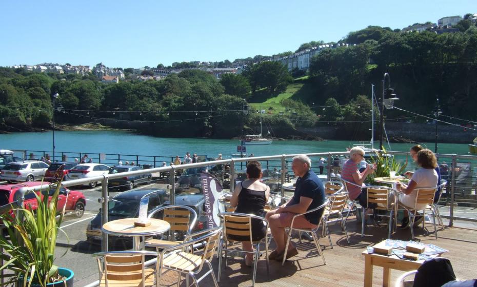 Ilfracombe Aquarium Cafe Deck View