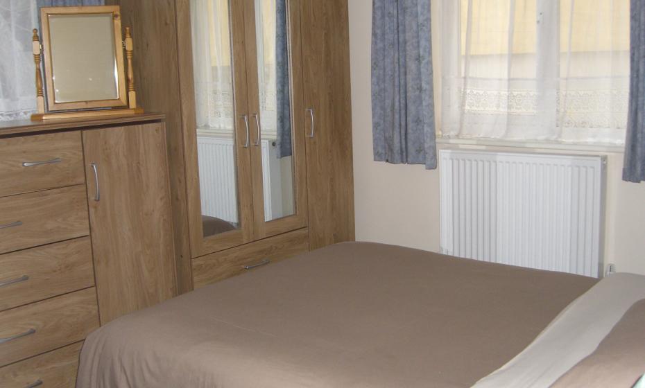 Quarry Dene Apartments Bedroom Woolacombe sea view accommodation close to the beach
