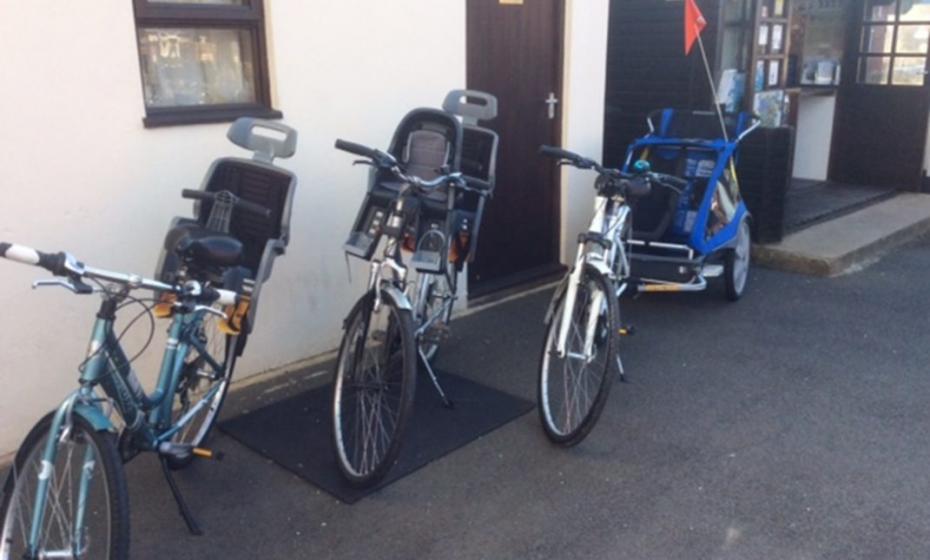 Otter Cycle Hire Braunton North Devon 20 yards from the Tarka Trail Traffic Free Cycle Route
