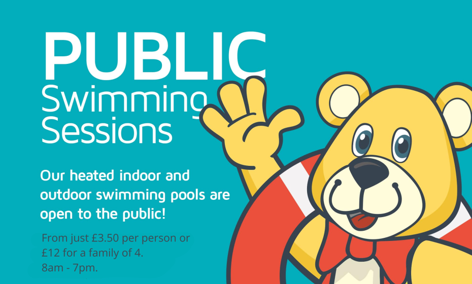 Public Swimming at the Woolacombe Sands Holiday Park 