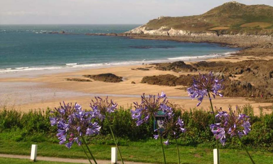 Resthaven Flats overlooking Combesgate Beach Woolacombe