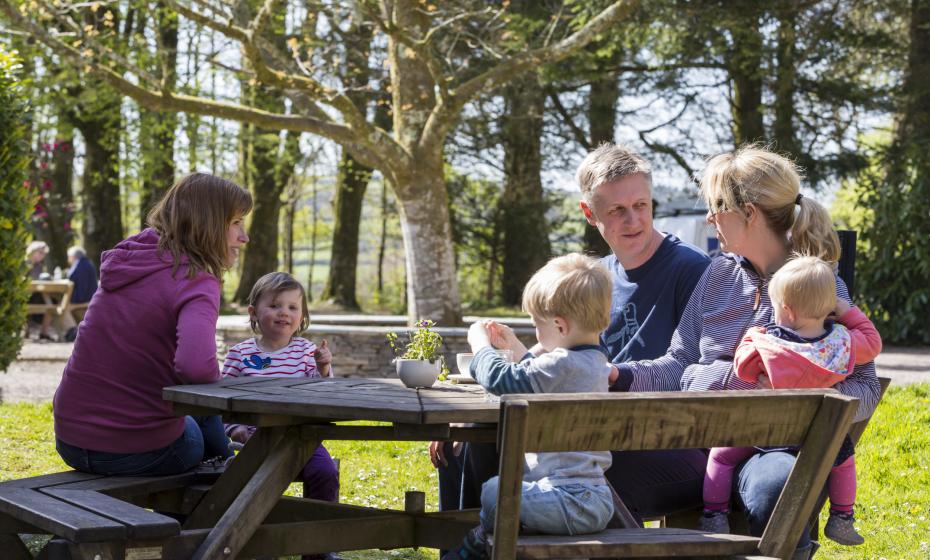 Arlington Court Tea Garden National Trust Chris Lacey North Devon 