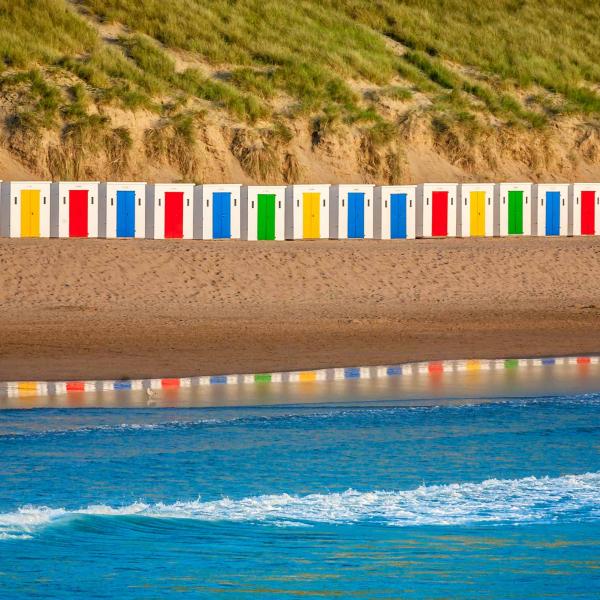 Beach Huts at Woolacombe Sands
