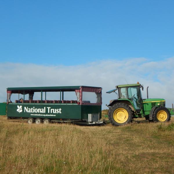 National Trust Tractor & Trailer Safaris from Mortehoe Museum