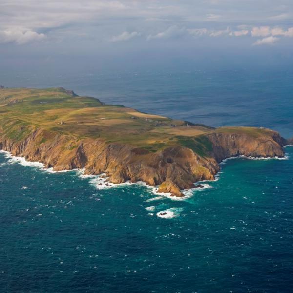 Lundy Island Aerial View North Devon Unique Island Experience