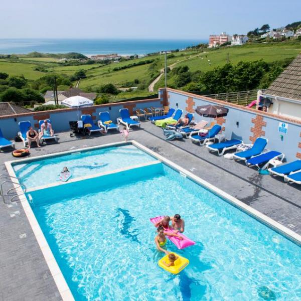 Outdoor Swimming Pool at Woolacombe Sands Holiday Park