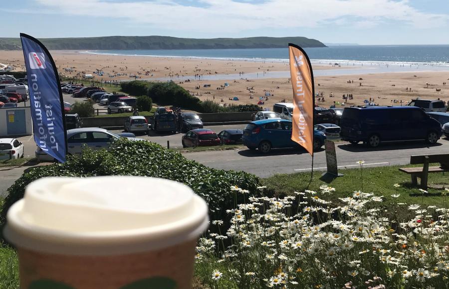 Freshly Ground Coffee To Takeaway at Woolacombe Tourist Information Centre