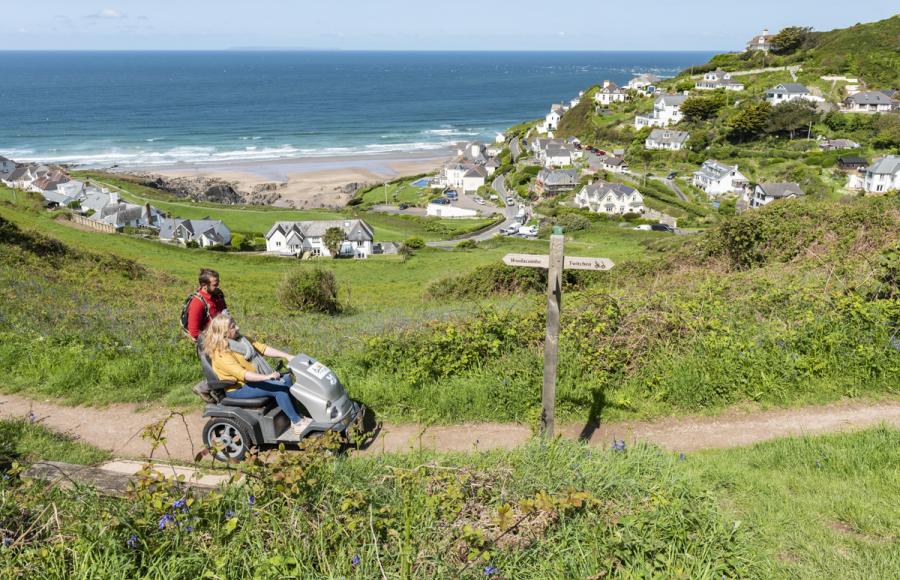 Woolacombe Tramper Twitchen Valley Circular Route Countryside Mobility Scheme