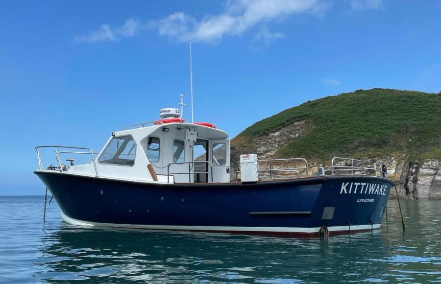 Book Kittiwake Charters at Woolacombe Tourist Information Centre North Devon 