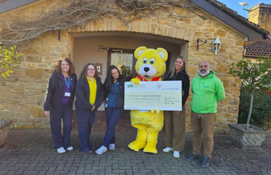 Woolacombe Sands Holiday Park Children's Hospice SW Donation 2024