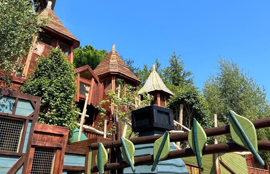 Hobbledown Bay new play area at Watermouth Castle North Devon 