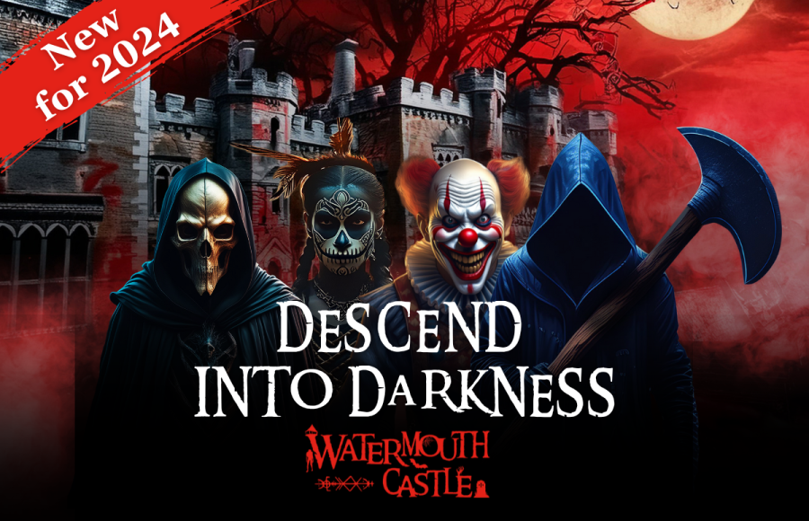 Halloween at Watermouth Castle Descent in to Darkness 