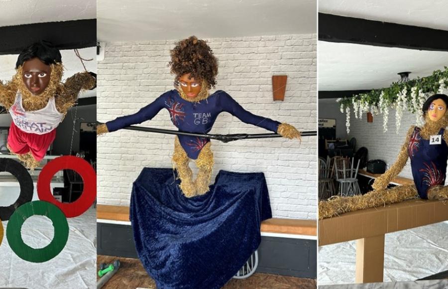 Winner of Mortehoe Scarecrow Festival 2024 The Chichester Arms Mortehoe 