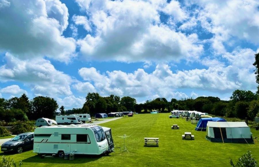 Pipcott Fields Caravan and Camping West Down Woolacombe Ilfracombe North Devon 